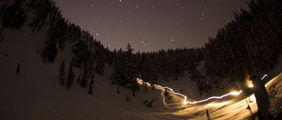 Night Skitouring on Seymour